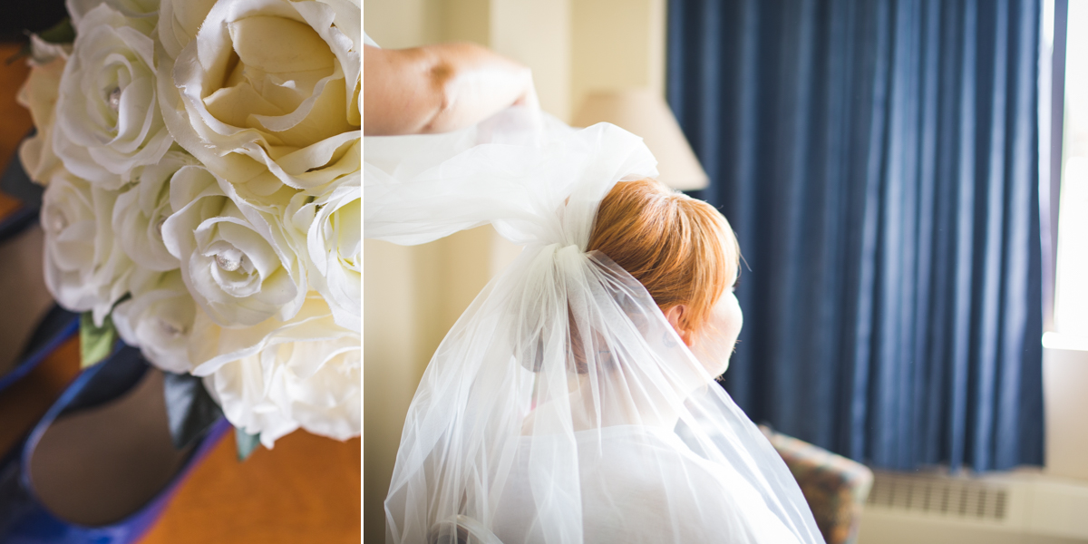 The Bride Getting Ready