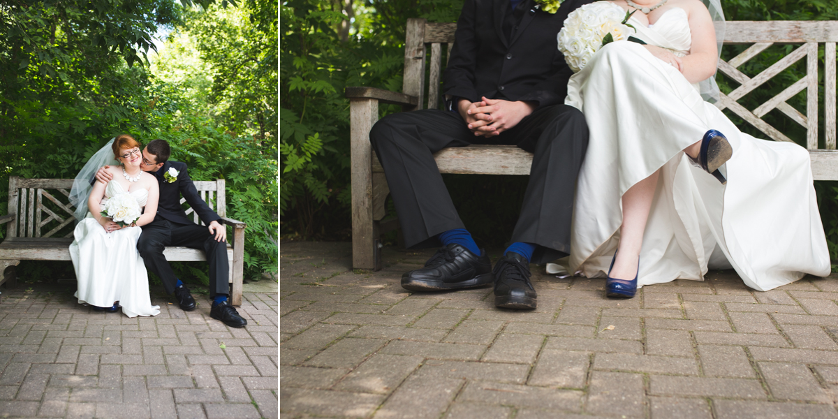 Wedding Photo at Leo Mol Sculpture Garden