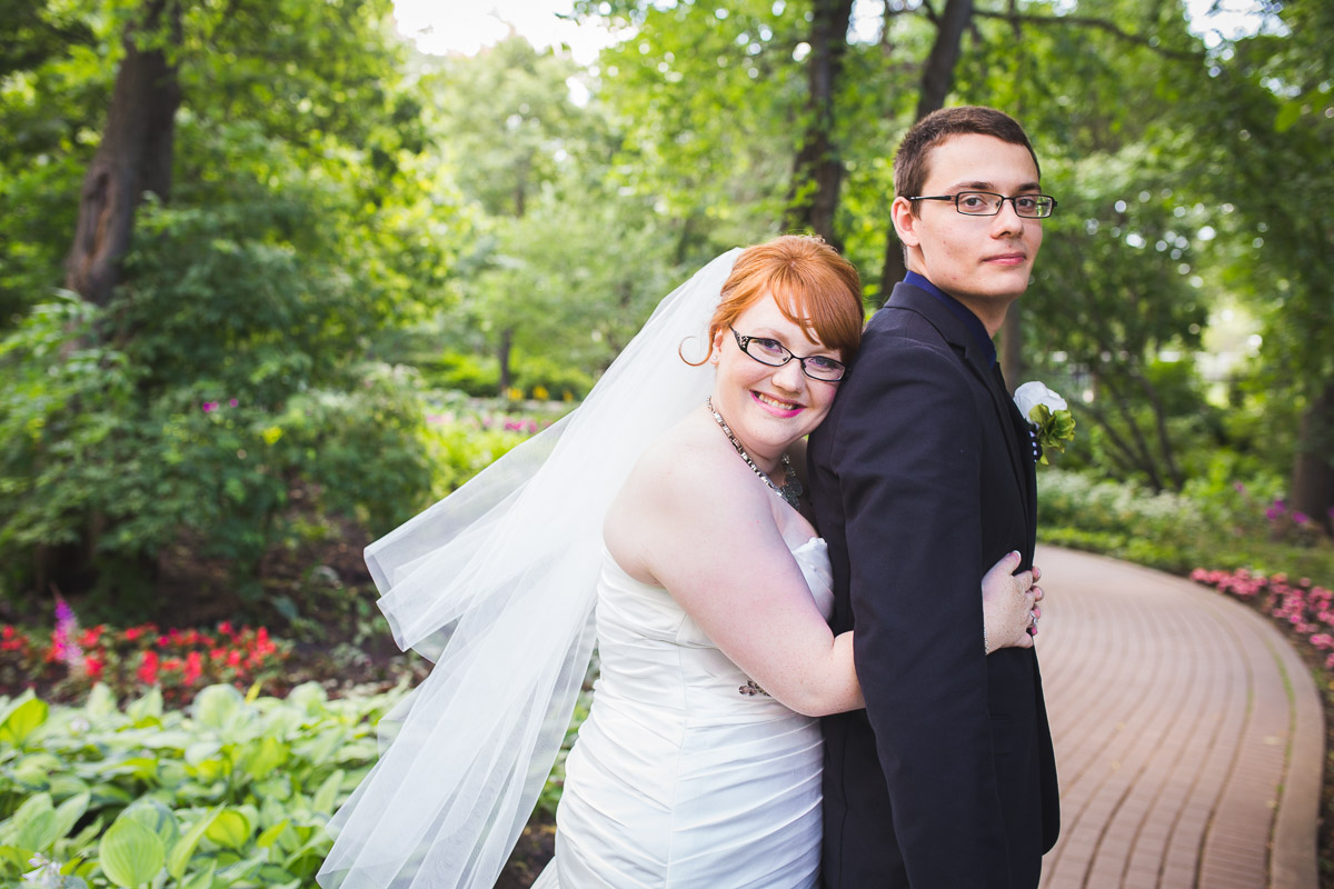 Wedding Photo at Leo Mol Sculpture Garden