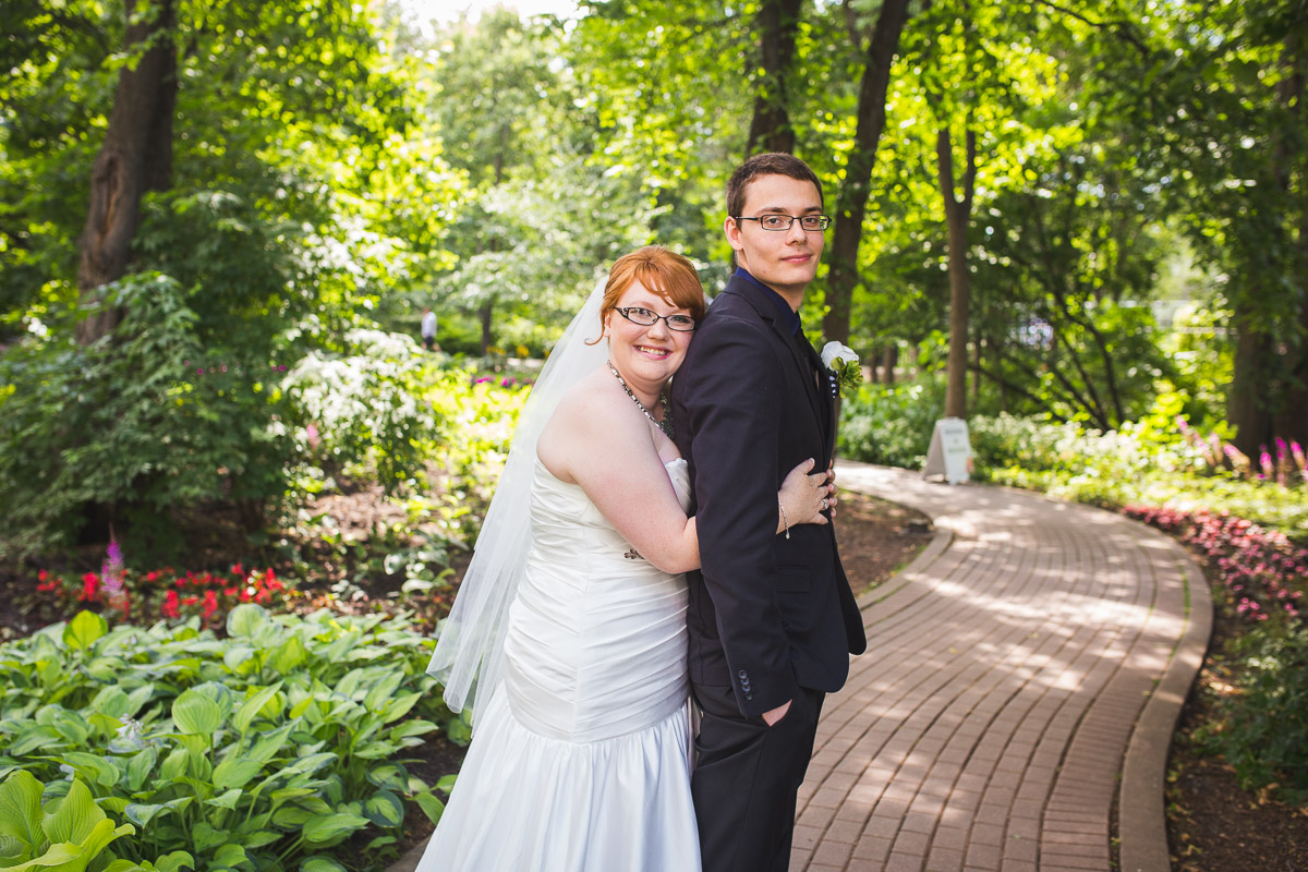 Wedding Photo at Leo Mol Sculpture Garden