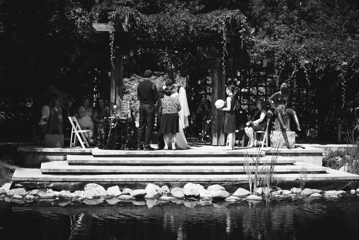 Wedding Photo at Leo Mol Sculpture Garden