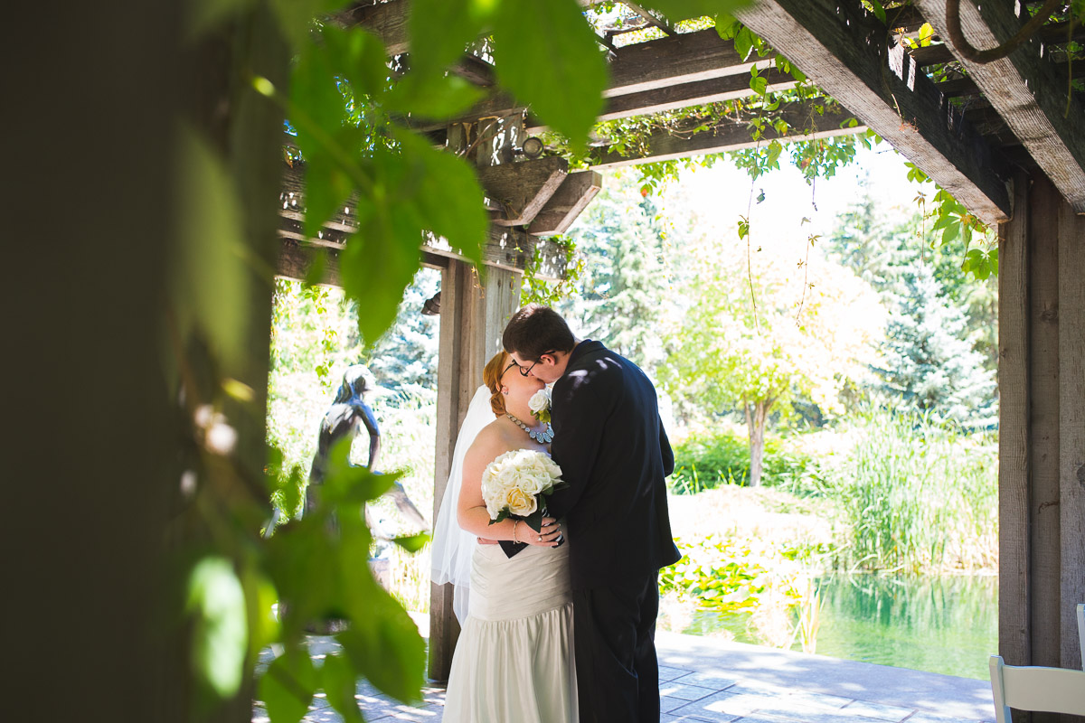 Wedding Photo at Leo Mol Sculpture Garden