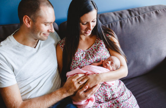 Winnipeg newborn photographer baby girl