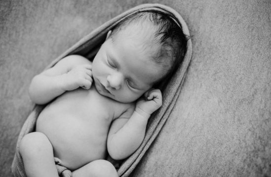 newborn posed baby boy photography session