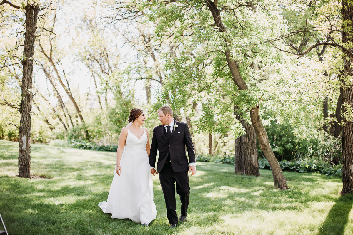 bride and groom at the Gates on Roblin